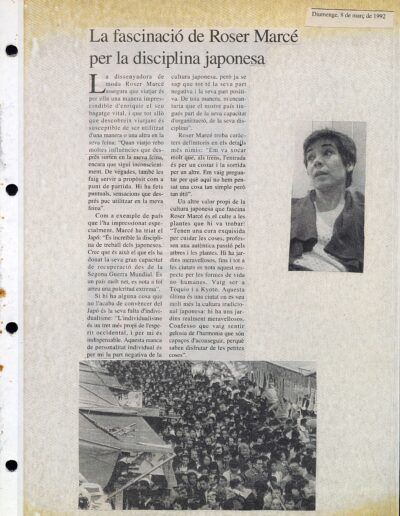 Roser Marcé Diseñadora de moda Trayectoria